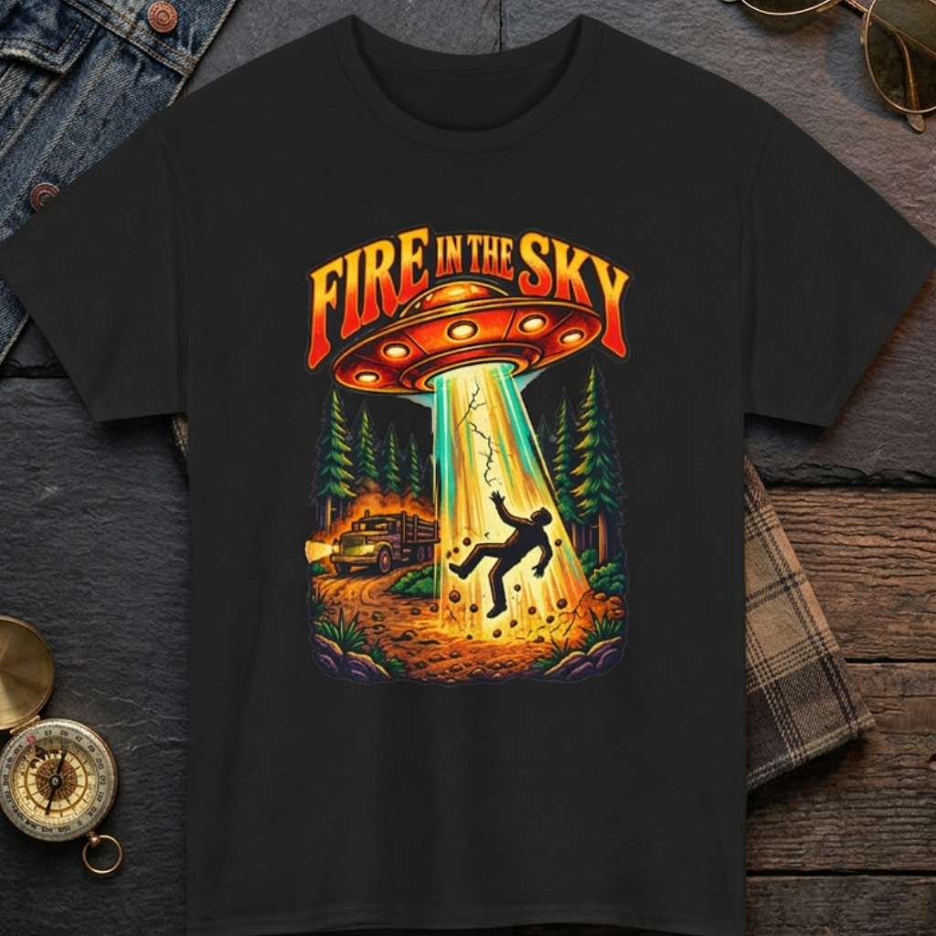 Fire in the Sky UFO Abduction Tee