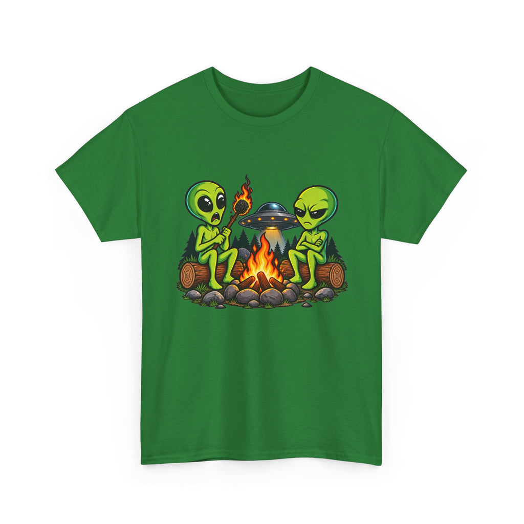 Alien Campfire Graphic T-Shirt