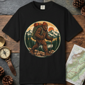Bigfoot Hiking T‑Shirt — Vintage Mountain Backpacker Graphic Tee