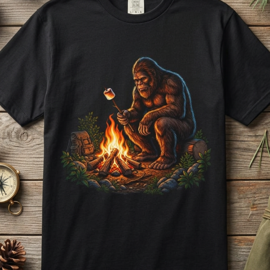 Bigfoot Campfire T-Shirt