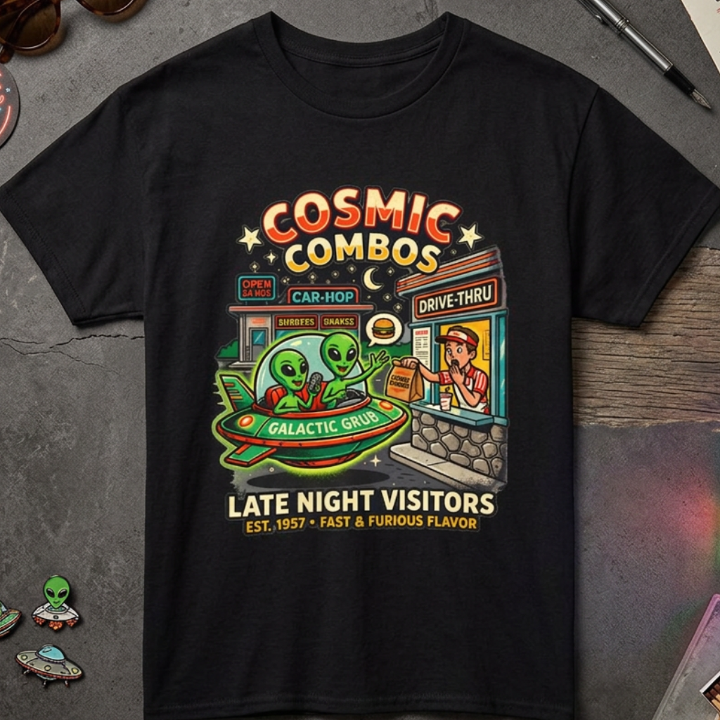 Alien Drive-Thru T-Shirt