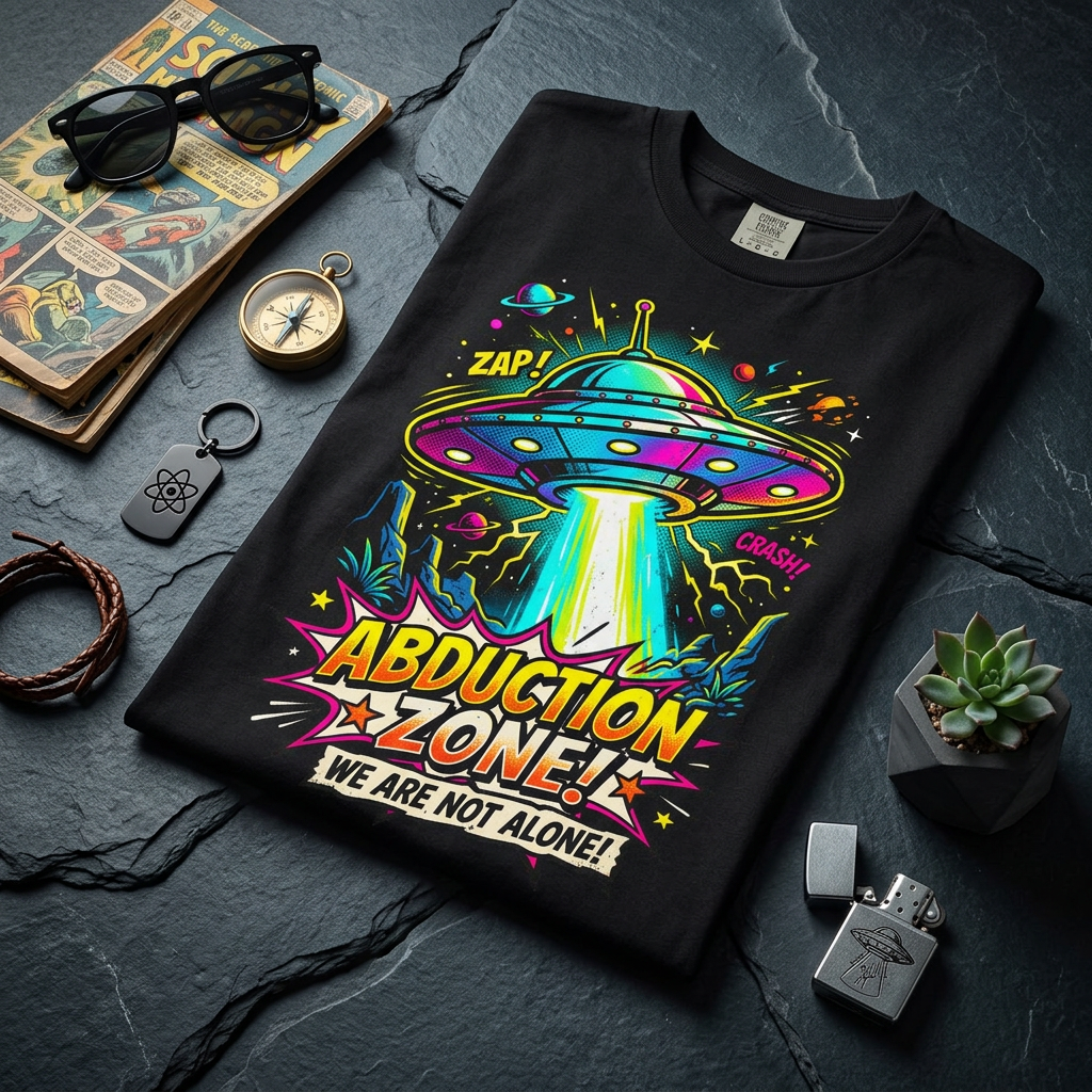 Alien Abduction Zone T-Shirt