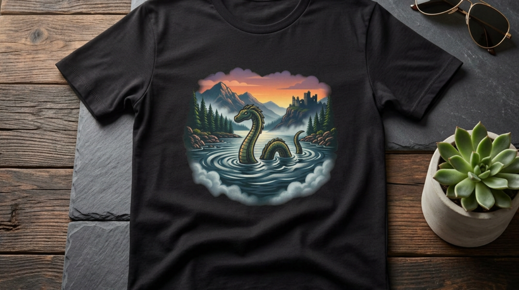 Sea Serpent Sunset T-Shirt