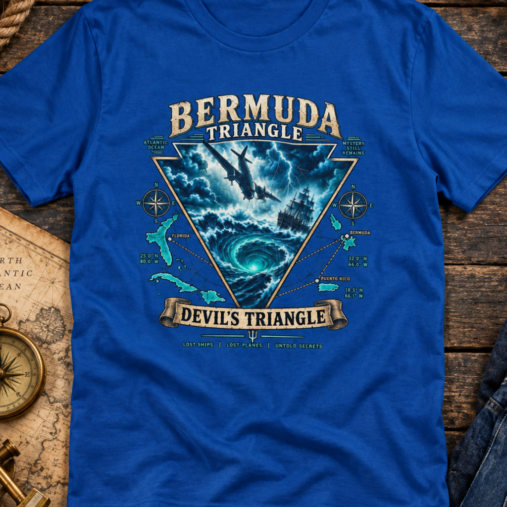 Bermuda Triangle 'Devil's Triangle' Graphic T-Shirt
