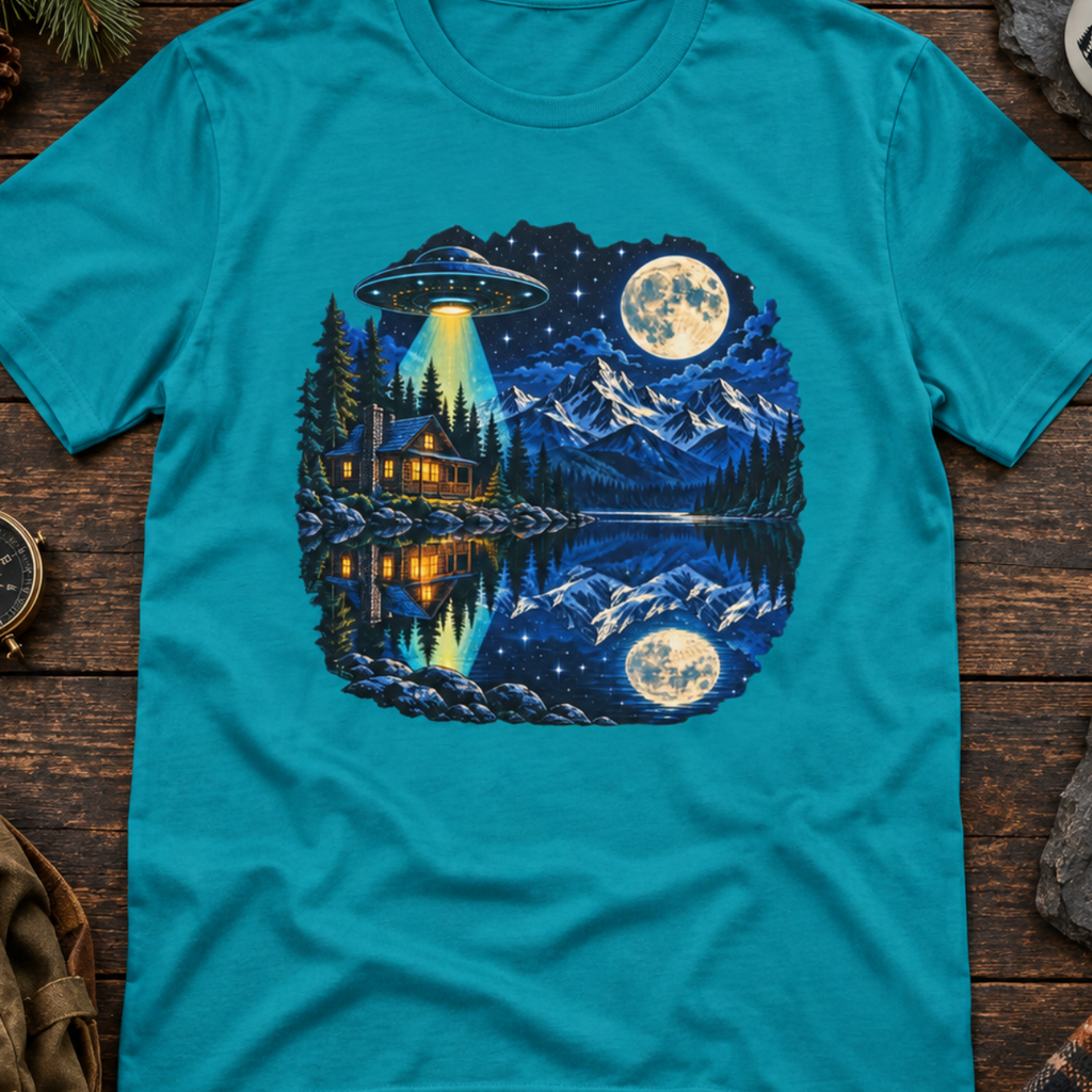 UFO Cabin Nightscape T-Shirt