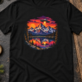 Mountain Sunset Reflection UFO T-Shirt
