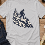 Bigfoot Mountain T-Shirt — Sasquatch Hiking Graphic Tee
