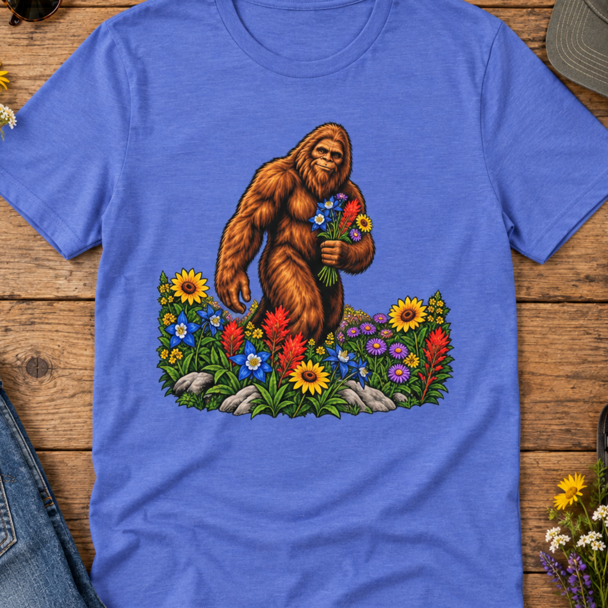 Bigfoot in Bloom T-Shirt