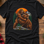 Bigfoot and Bear Forest T-Shirt