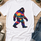 Colorful Sasquatch Bigfoot T-Shirt