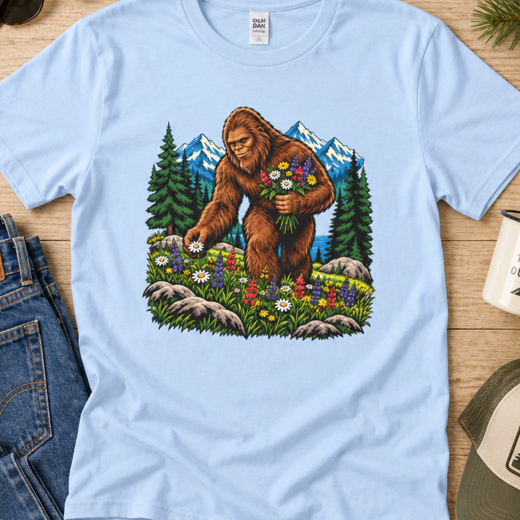 Bigfoot Wilderness Mountain T-Shirt