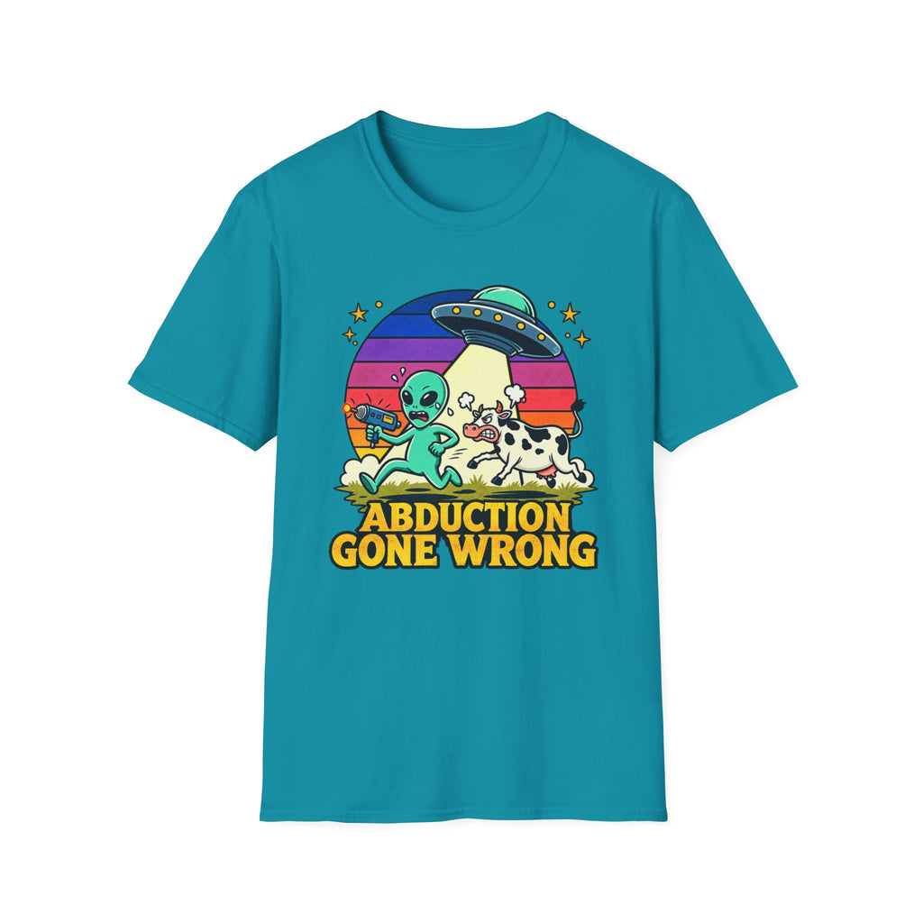 Abduction Gone Wrong Alien UFO Funny T-Shirt