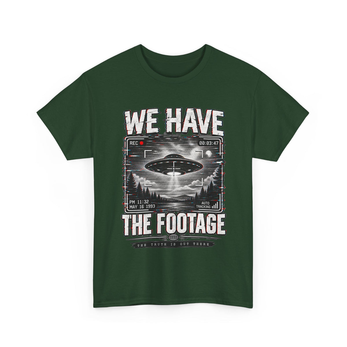 We Have The Footage UFO Tee | Vintage UFO Abduction Footage Shirt