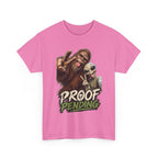 Proof Pending Sasquatch & Alien Tee | Funny Cryptid UFO Graphic Shirt