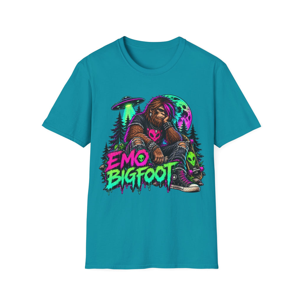 Emo Bigfoot Graphic T-Shirt