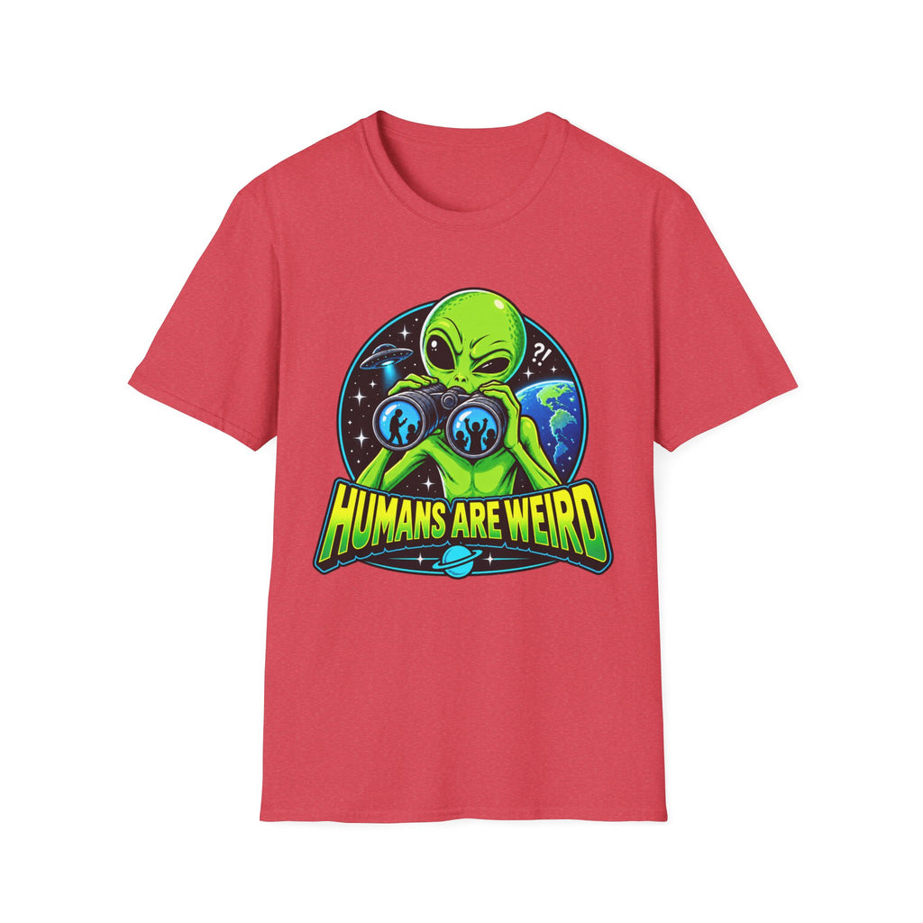 Humans Are Weird Alien Graphic T-Shirt