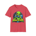 Humans Are Weird Alien Graphic T-Shirt