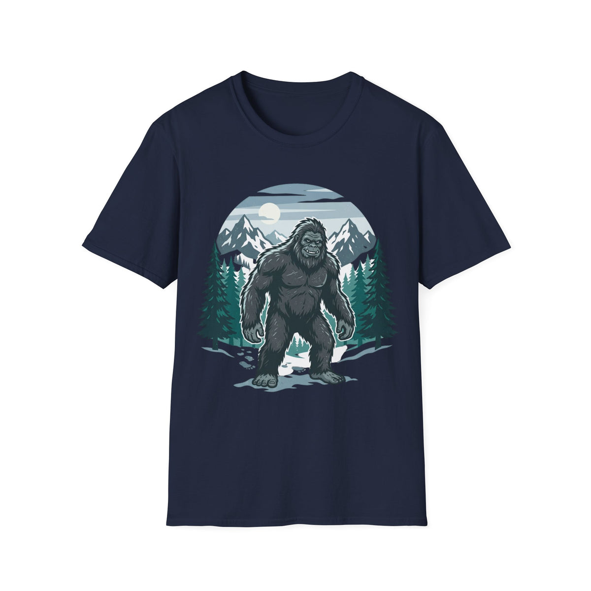 Bigfoot Forest Tee — Sasquatch Mountain Adventure T-Shirt