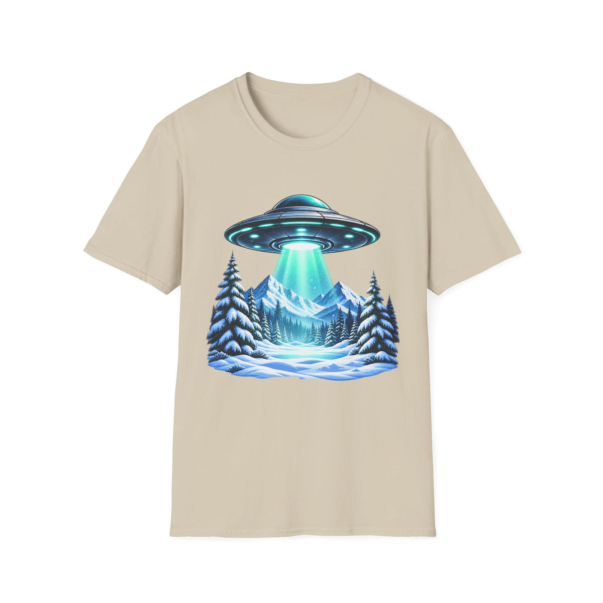 UFO  Winter Forest T-Shirt