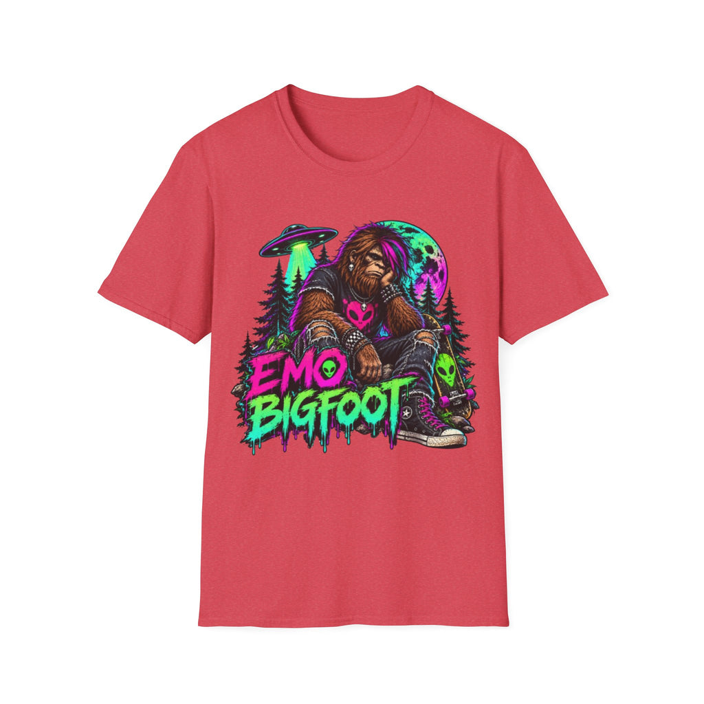 Emo Bigfoot Graphic T-Shirt
