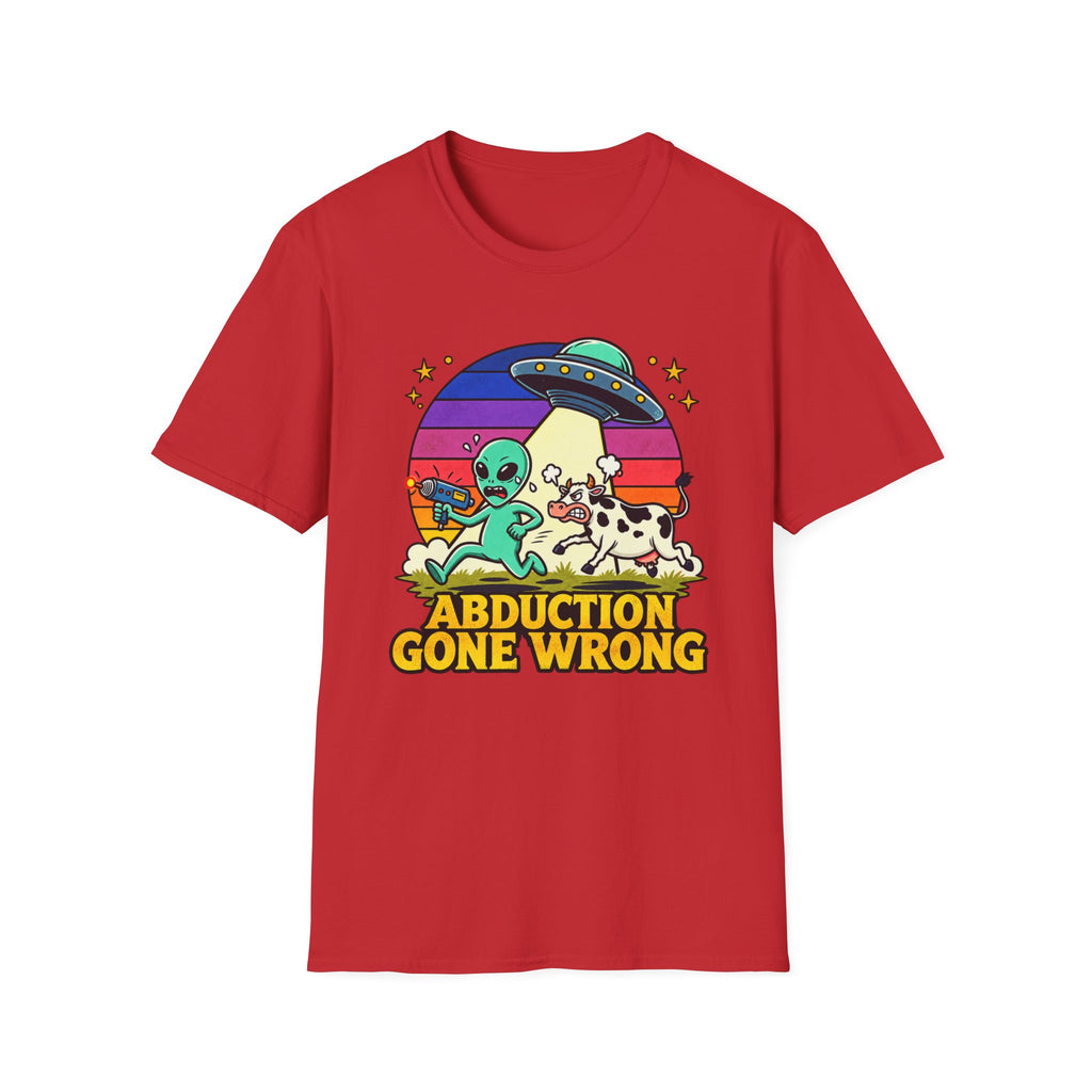 Abduction Gone Wrong Alien UFO Funny T-Shirt