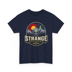 Strange Colorado alien mountains T-Shirt | UFO retro badge tee