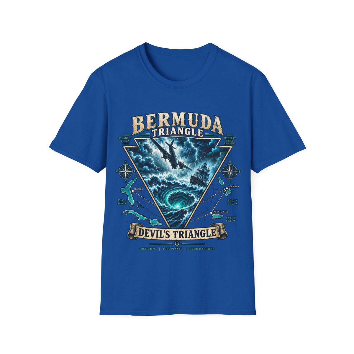 Bermuda Triangle 'Devil's Triangle' Graphic T-Shirt