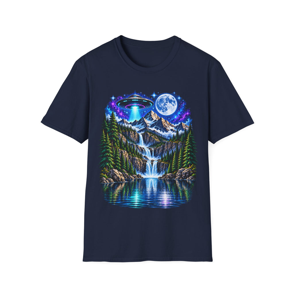 Cosmic Mountain Waterfall T-Shirt