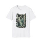 Haunted Door Grim Reaper Gothic Halloween T-Shirt