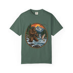 Bigfoot Fishing Graphic T-Shirt
