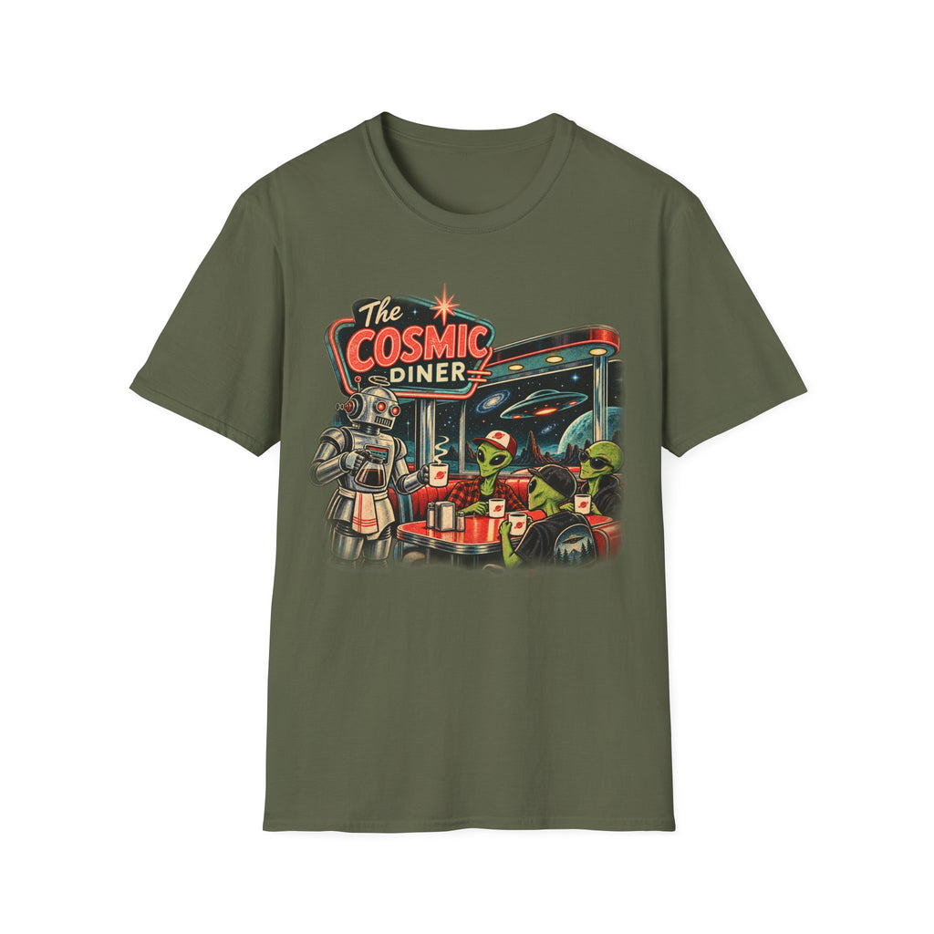 The Cosmic Diner Retro Space T-Shirt