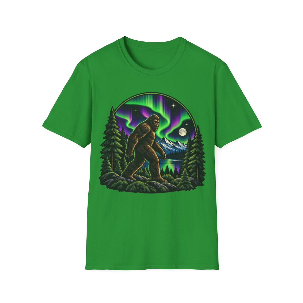 Bigfoot Aurora  T-Shirt