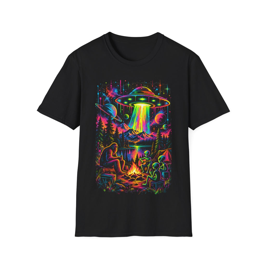 Cosmic Neon Forest T-Shirt