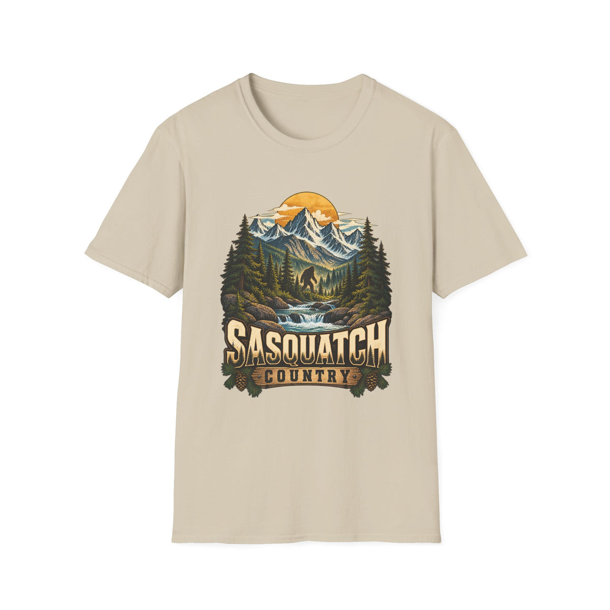 Sasquatch Country Mountain Adventure T-Shirt
