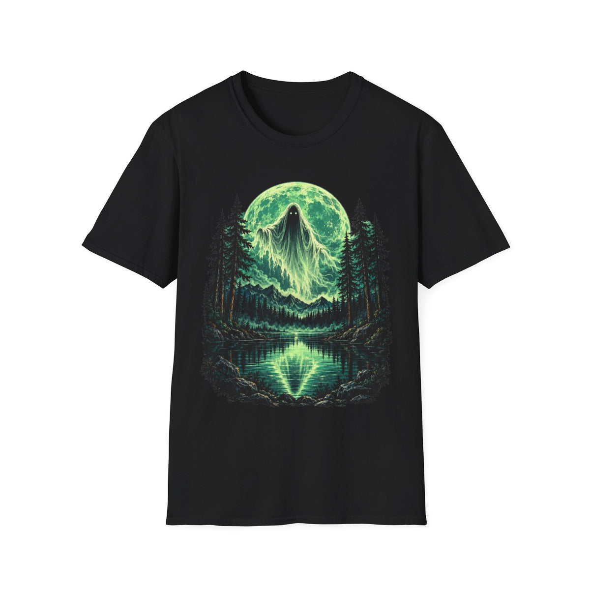 Mystical Forest Spirit Moonlight T-Shirt