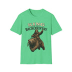 King of the Backcountry T-Shirt | Bear Riding Moose Outdoor Design