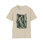 Haunted Door Grim Reaper Gothic Halloween T-Shirt