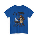 Bigfoot Dad Grillin' & Chillin' T-Shirt | Sasquatch BBQ Tee, Like a Legend