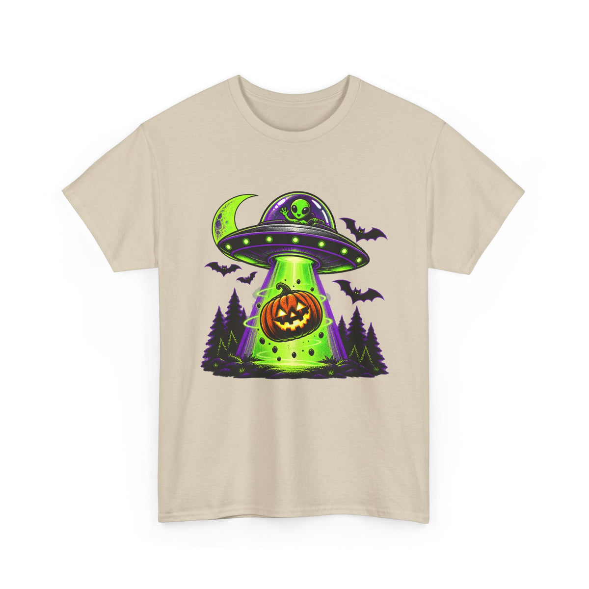 Alien Abduction Pumpkin Tee