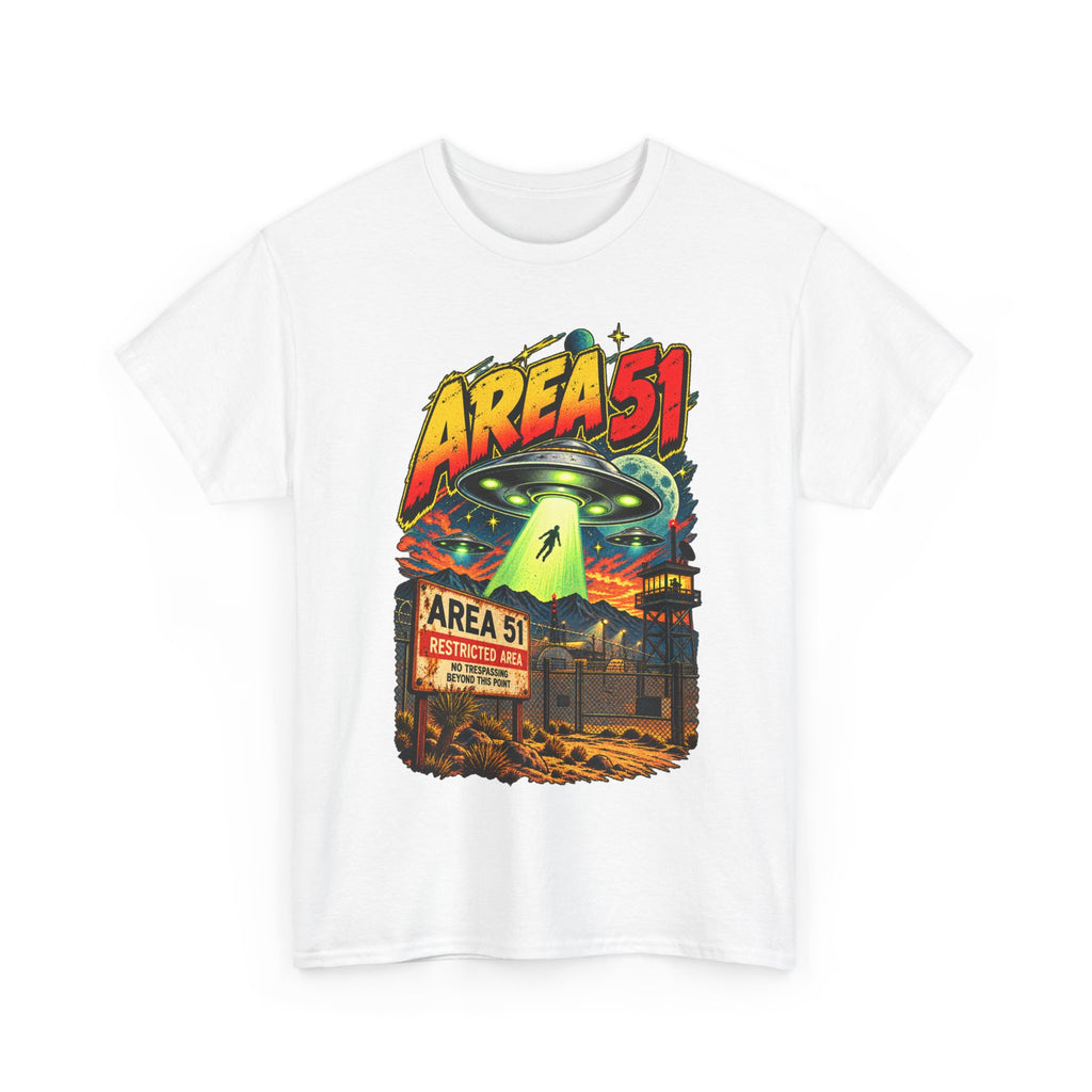 Area 51 UFO Alien Graphic T-Shirt