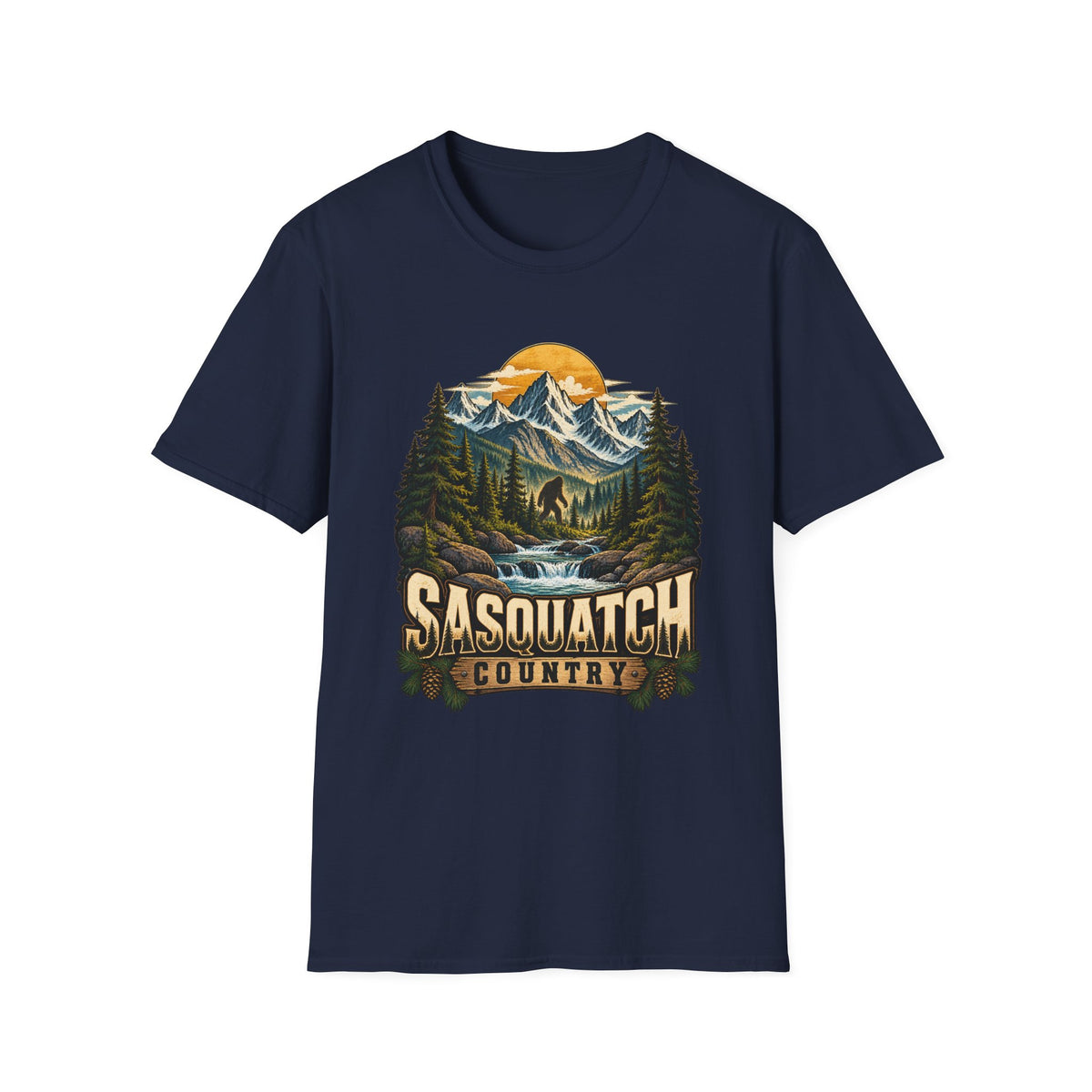 Sasquatch Country Mountain Adventure T-Shirt