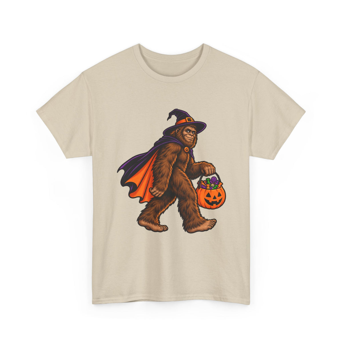 Bigfoot Witch Halloween T-Shirt