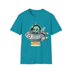 Alien UFO T-Shirt — Cute Green Alien in Spaceship Graphic Tee
