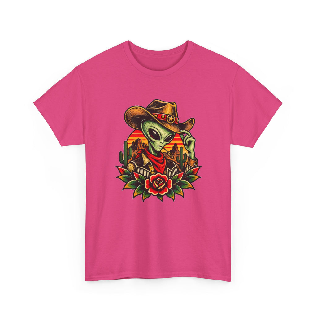 Cowboy Alien T-Shirt — Western Desert Alien Graphic Tee