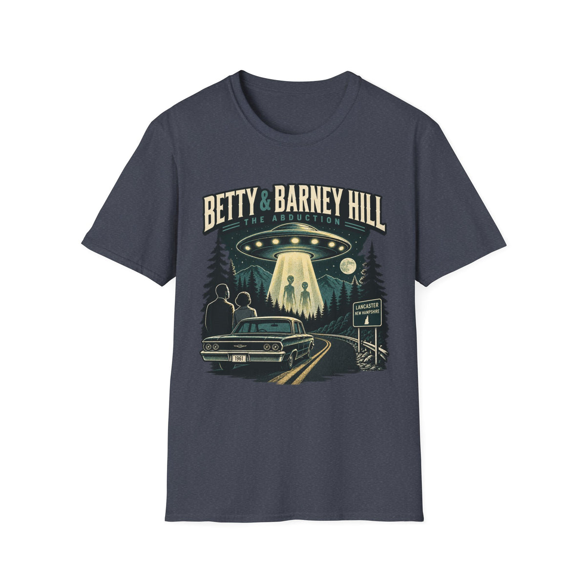 Betty & Barney Hill UFO Alien Abduction T-Shirt