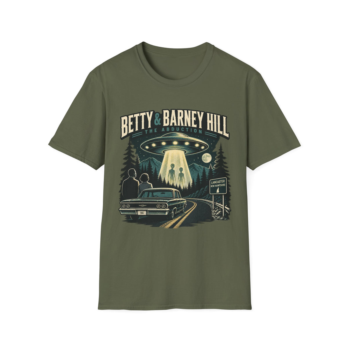 Betty & Barney Hill UFO Alien Abduction T-Shirt