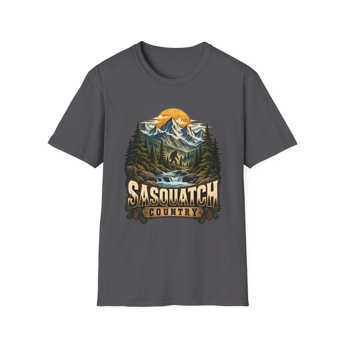 Sasquatch Country Mountain Adventure T-Shirt