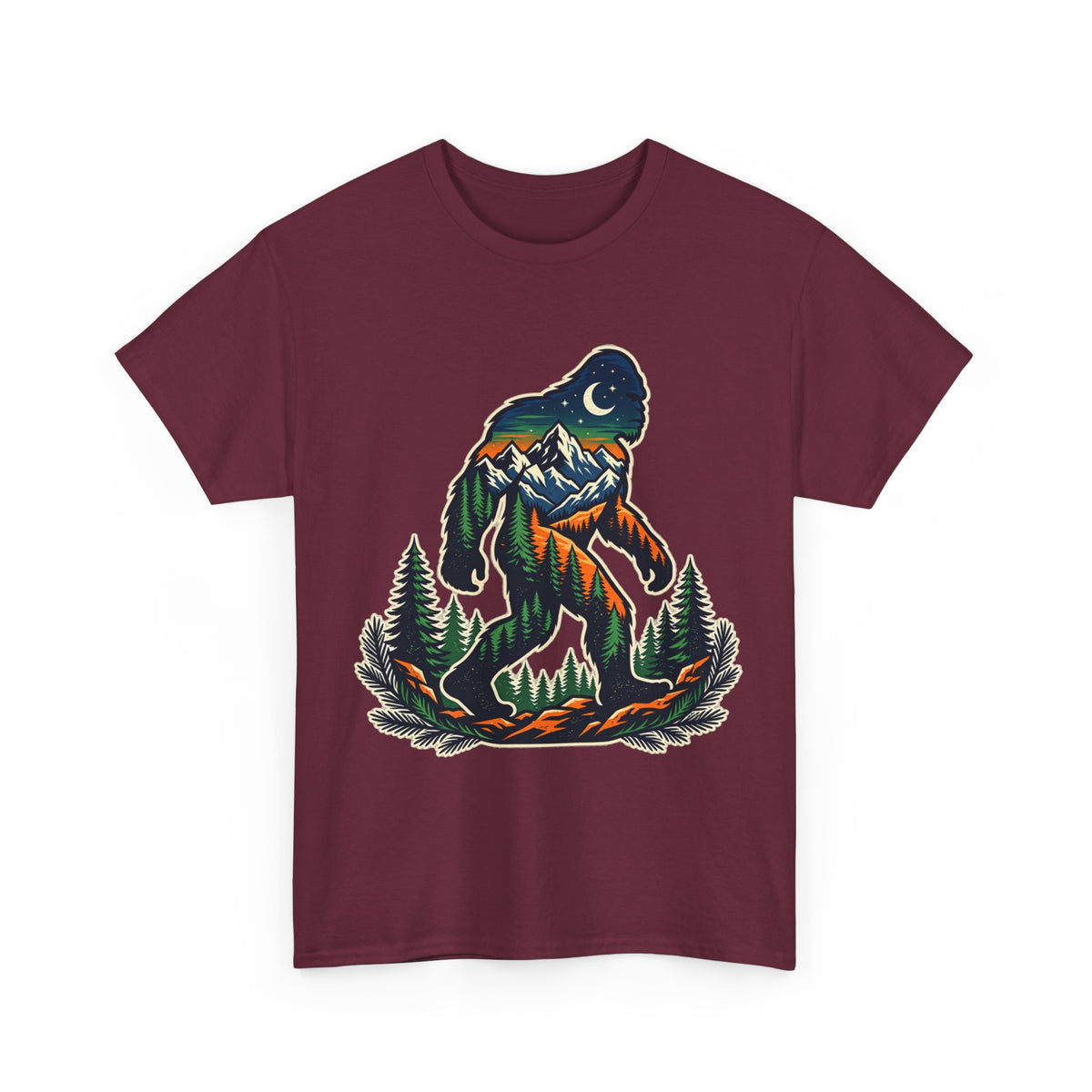 Bigfoot Mountain Scene T-Shirt