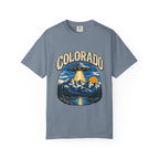 Colorado UFO Mountain T-Shirt — Retro Alien Abduction Scenic Tee