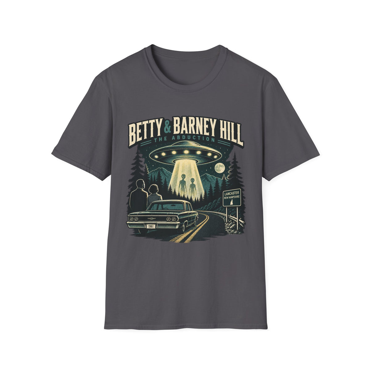 Betty & Barney Hill UFO Alien Abduction T-Shirt